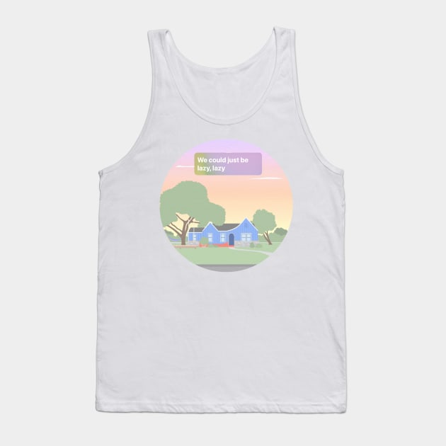 Lazy Surfaces Tank Top by mansinone3